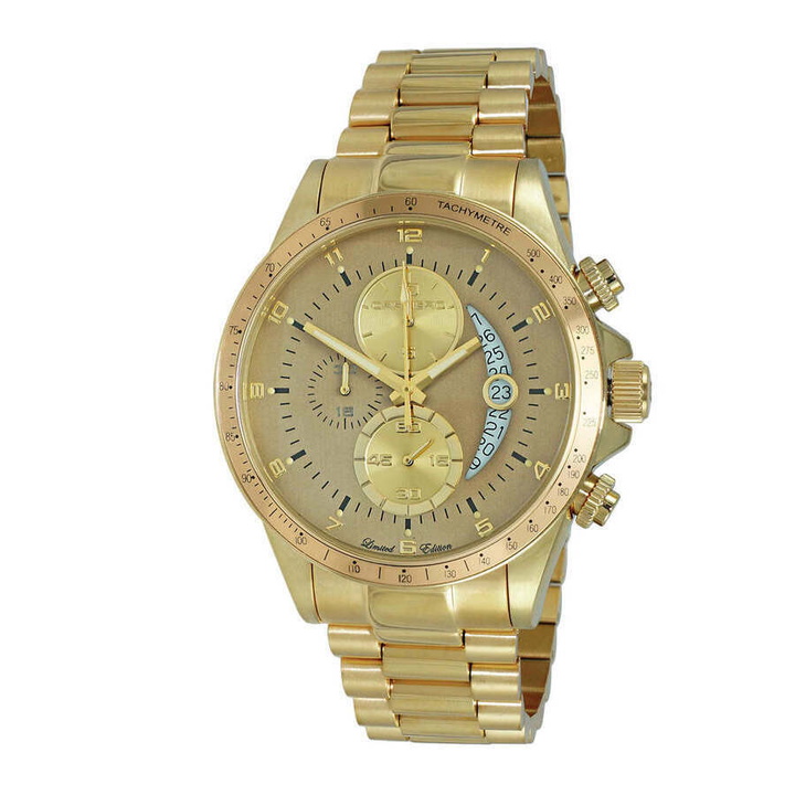 Photo: Torino Carrero Winner Circle Chronograph Quartz Brown Dial Mens Watch JC1GG101LBN