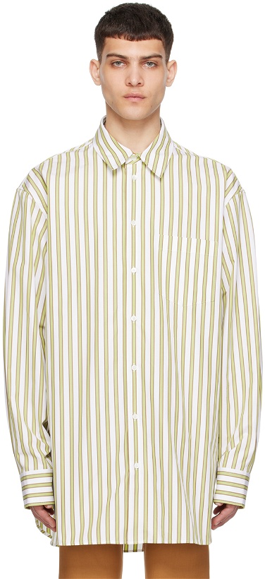Photo: Marni White & Yellow Striped Shirt