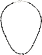 Isabel Marant Black Snowstone Necklace