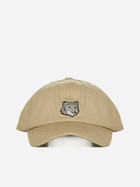 Maison Kitsuné Bold Fox Head Cotton Baseball Cap