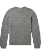 Boglioli - Slim-Fit Virgin Wool and Cashmere-Blend Sweater - Gray