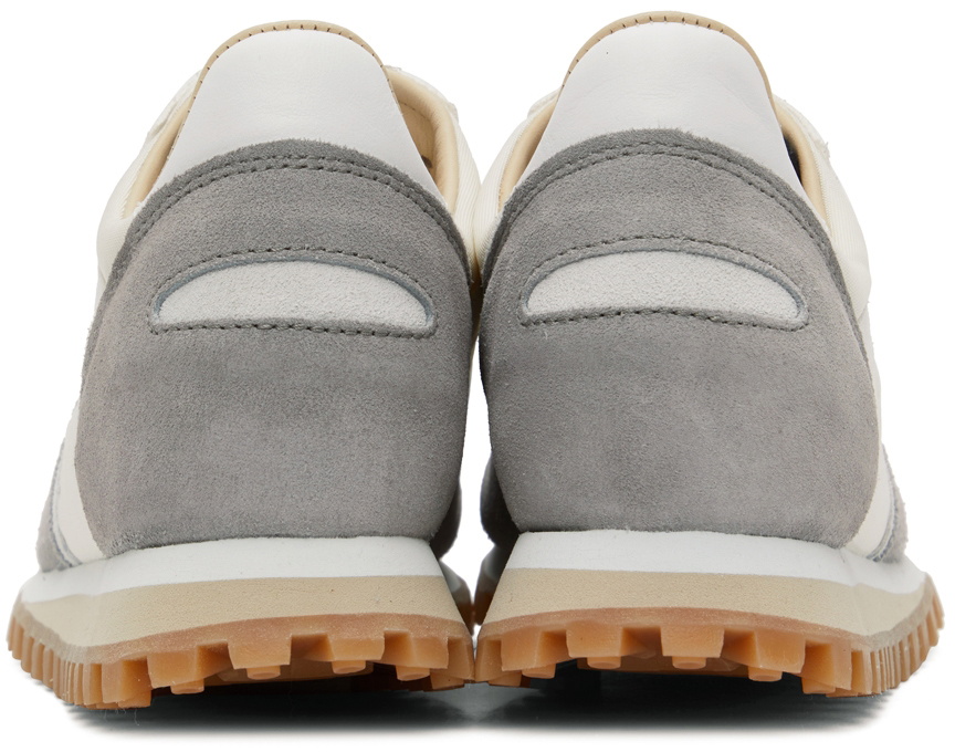 Spalwart Grey & Off-White Marathon Trail Low Sneakers Spalwart