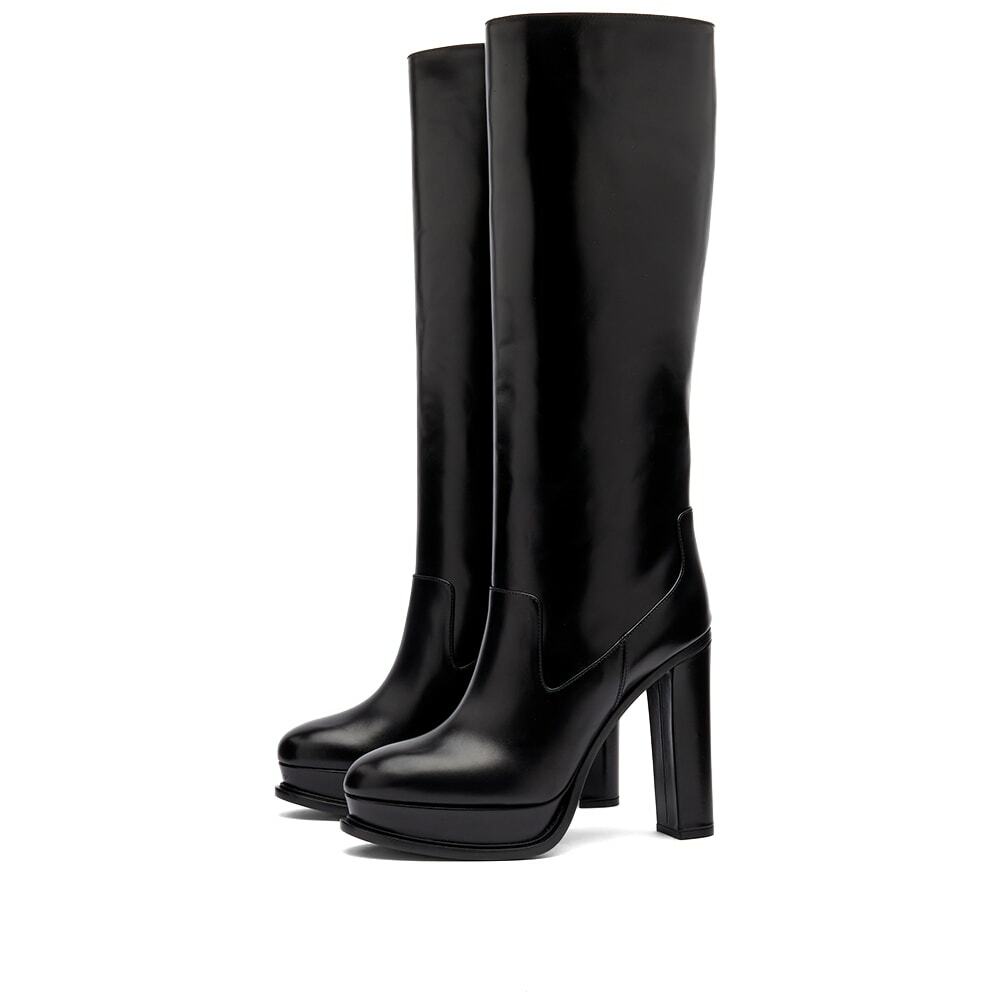 Alexander McQueen 70mm leather ankle boots - Black