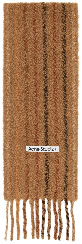 Photo: Acne Studios Tan Alpaca Scarf