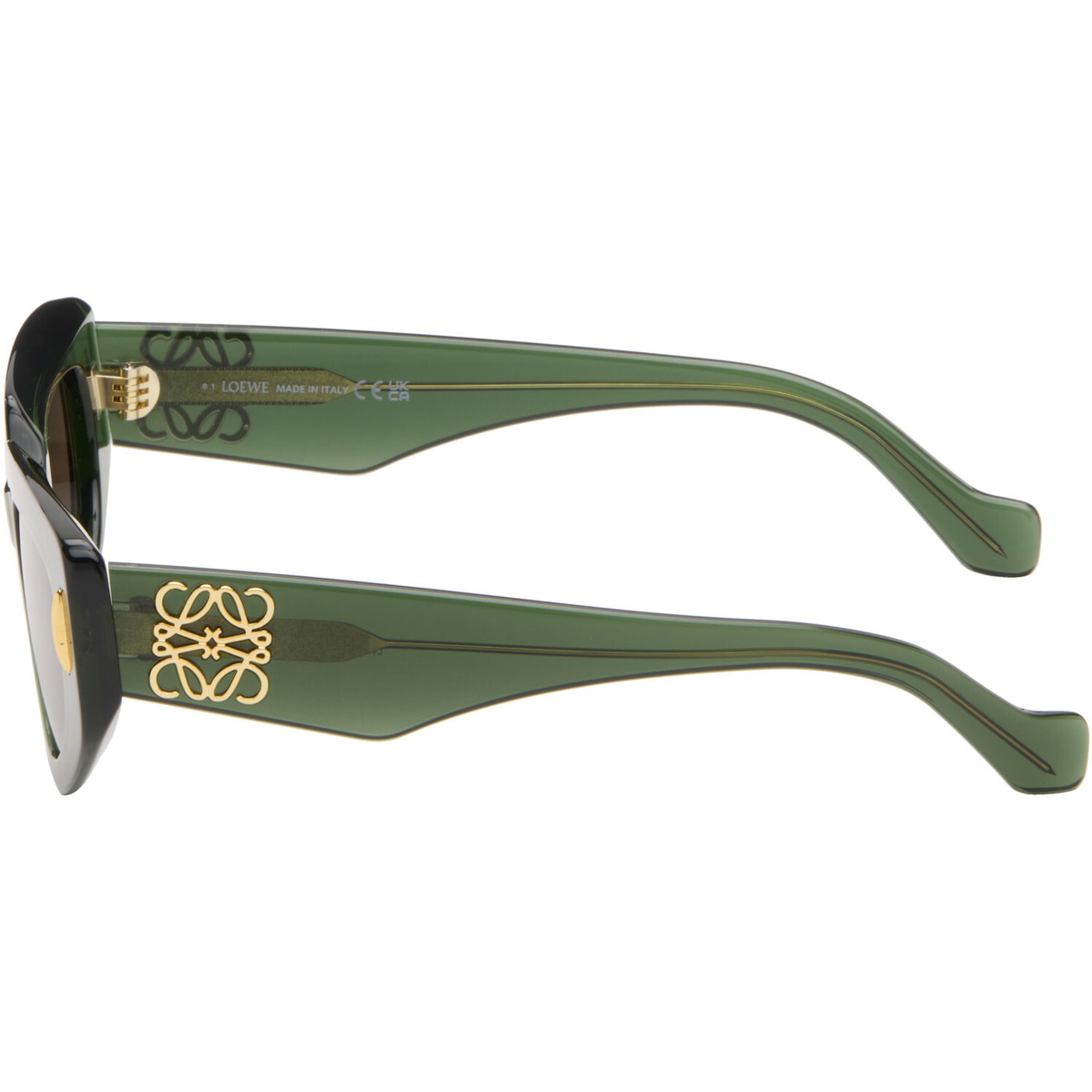 LOEWE Green Anagram Sunglasses
