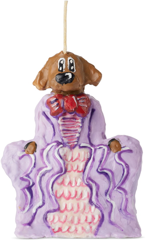 Photo: Janie Korn SSENSE Exclusive Multicolor Elegant Ball Gown Dog Candle