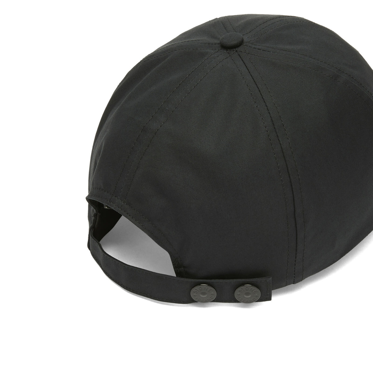 Stone Island Men's Ghost Cotton Canvas Cap in Black 