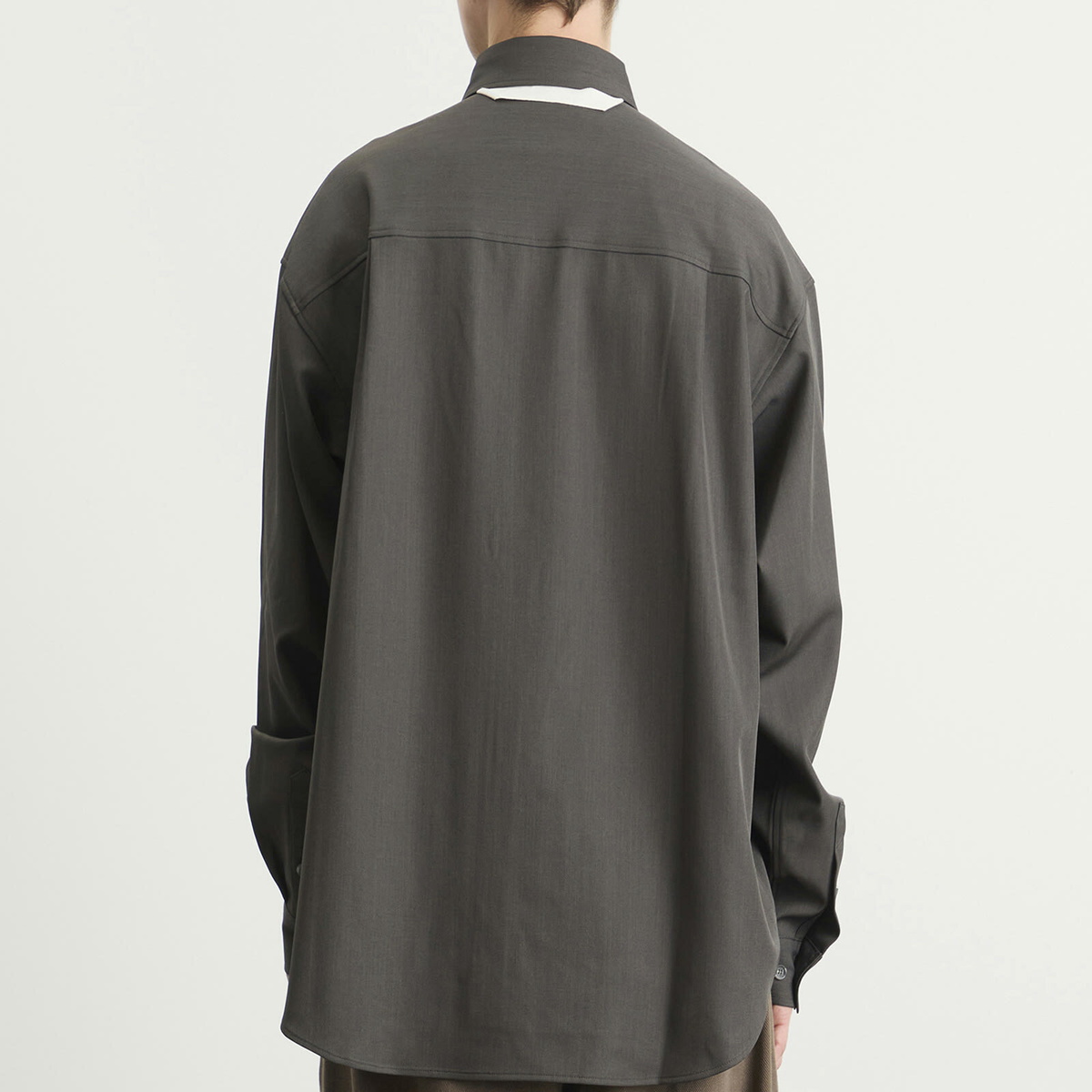 Merely Made Men's Lazy Overshirt in Asphalt Grey