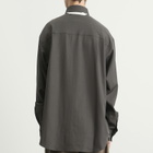 Merely Made Men's Lazy Overshirt in Asphalt Grey