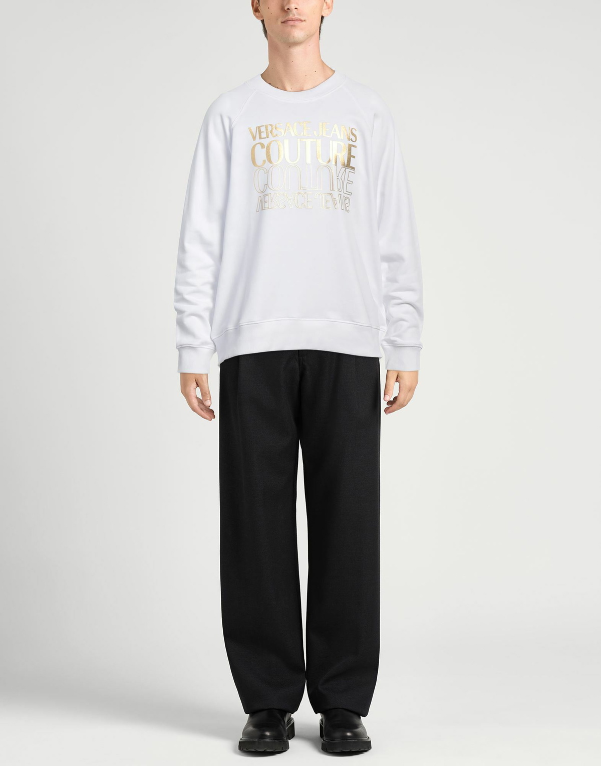 Versace Jeans Couture Mens Sweatshirt in White