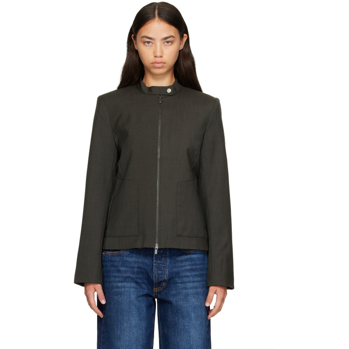 Photo: St. Agni Gray Moto Jacket
