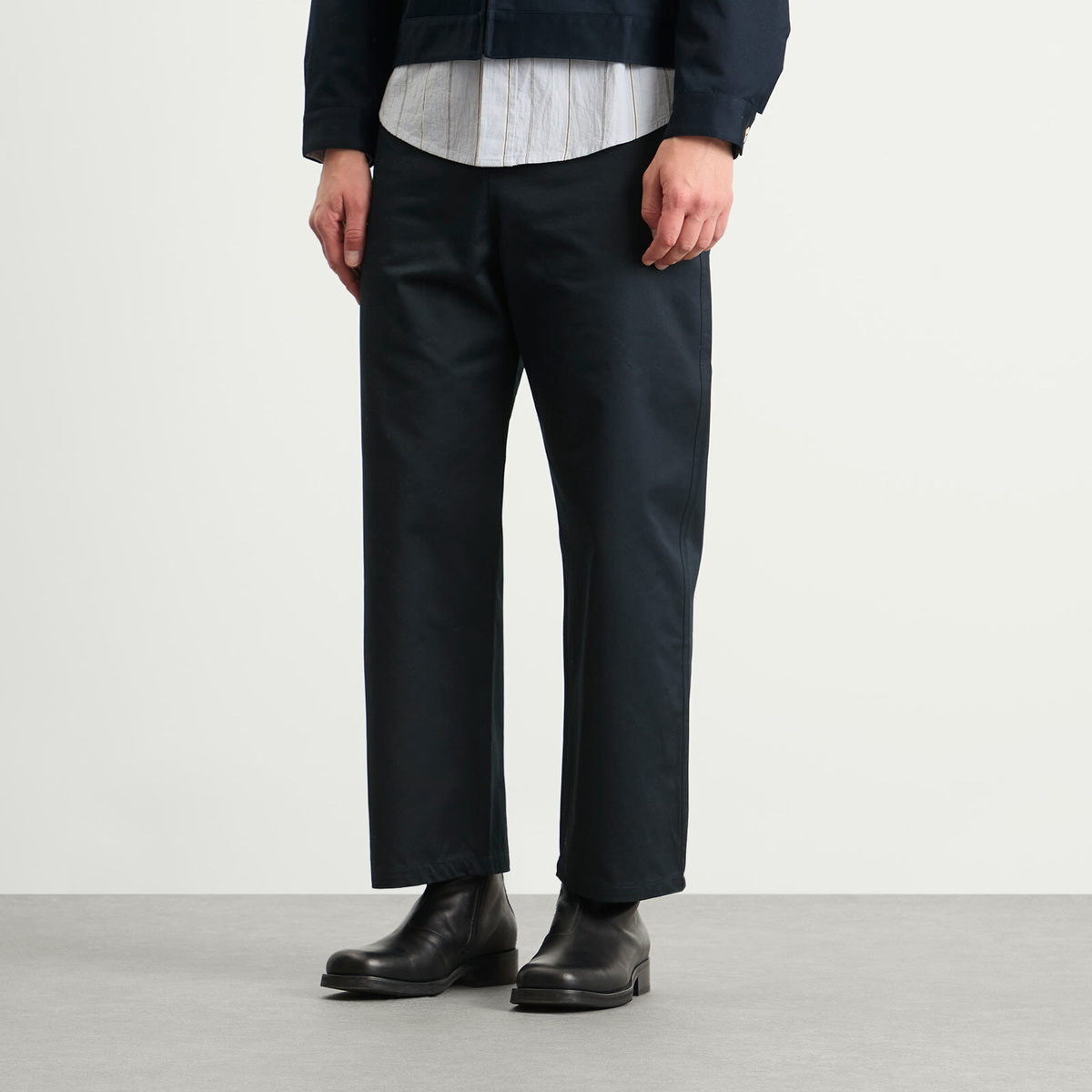 Late Checkout Men's Work Trousers in Navy