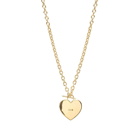 A.P.C. Men's Heart Logo Necklace in Gold