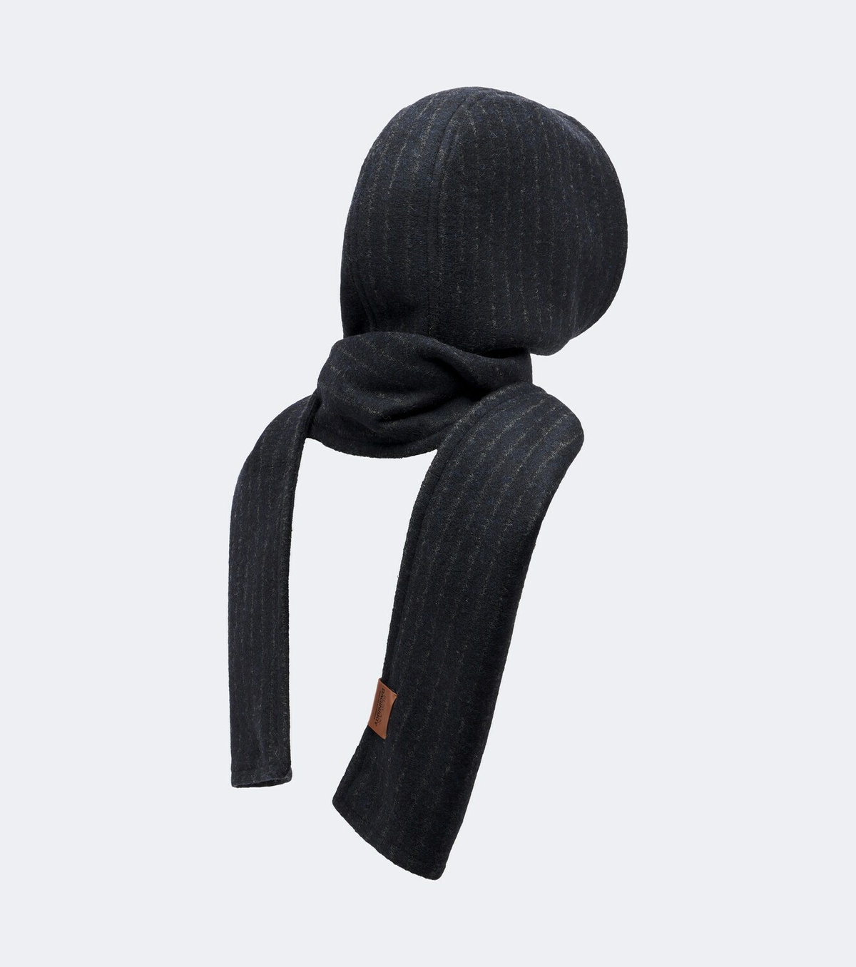 Ruslan Baginskiy Striped wool-blend hood