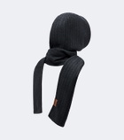 Ruslan Baginskiy Striped wool-blend hood