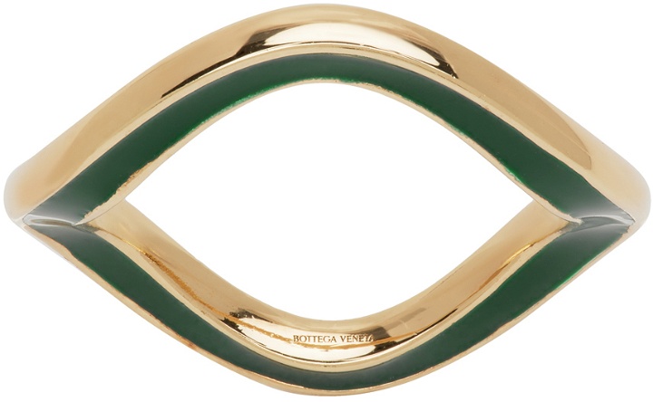 Photo: Bottega Veneta Gold Curve Ring