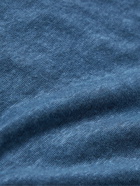 Orlebar Brown - Sebastian Linen-Piqué Polo Shirt - Blue