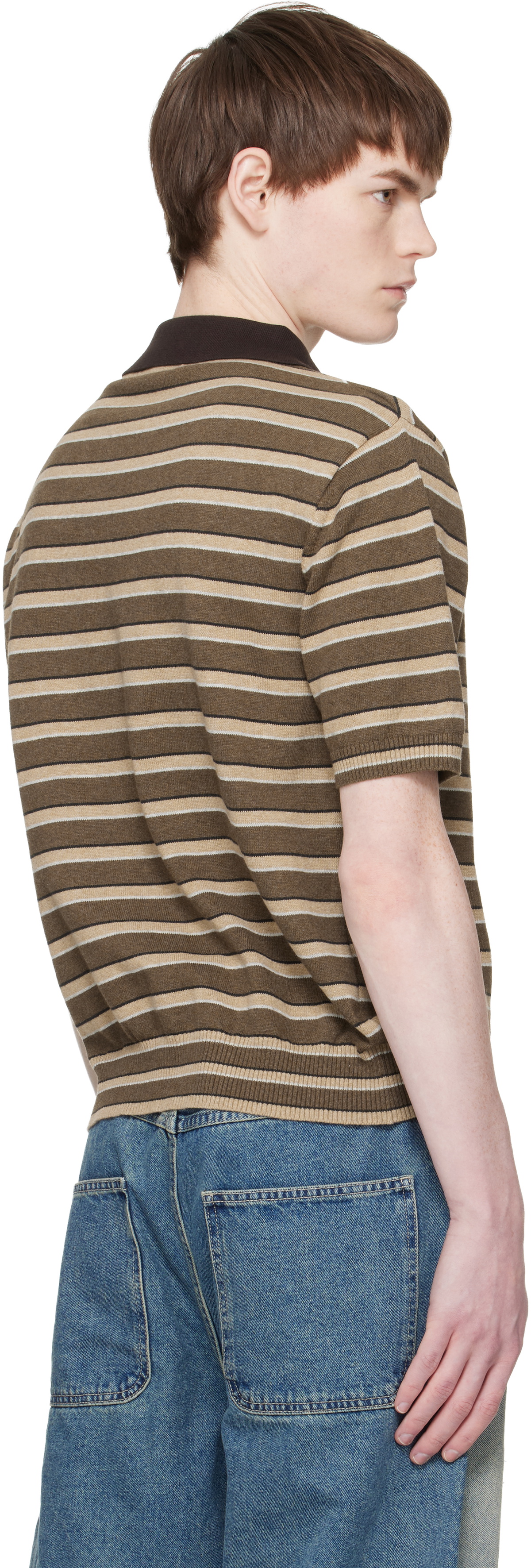 Carne Bollente Brown Pin-Up Patrol Polo
