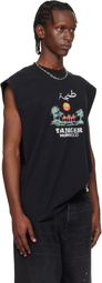 VETEMENTS Black 'Morocco' Tourist Sleeveless Top