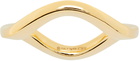 Bottega Veneta Gold Curve Ring