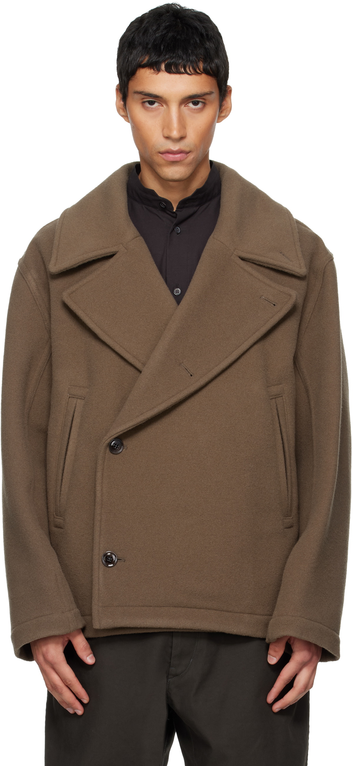 Lemaire Brown Suit Coat Lemaire