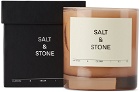 Salt & Stone Saffron & Cedar Candle, 8.5 oz