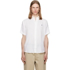 Polo Ralph Lauren White Classic Fit Linen Shirt