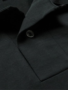 Lady White Co - Richmond Cotton-Piqué Polo Shirt - Black