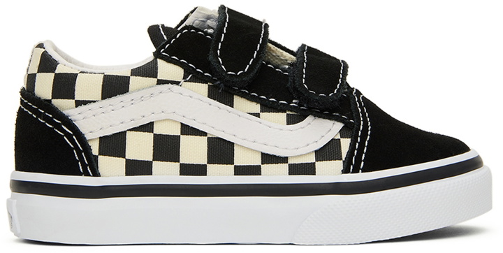 Photo: Vans Baby Black & White Checkerboard Old Skool Sneakers