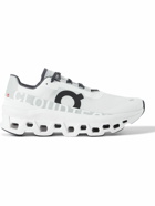 ON - Cloudmonster Rubber-Trimmed Mesh Running Sneakers - White