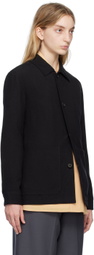 ZEGNA Black Button Jacket