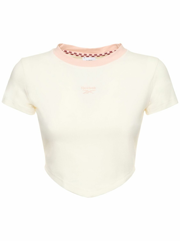 Photo: REEBOK CLASSICS - Classic Stretch Cotton Cropped T-shirt