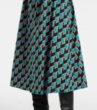 Diane von Furstenberg Erica printed cotton midi dress