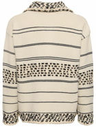 BOTTEGA VENETA Textured Cotton & Wool Polo Sweater