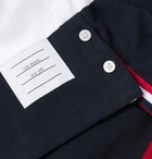 Thom Browne - Striped Cotton-Jersey Polo Shirt - Men - Red