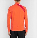 Soar Running - Mid-Temperature Half-Zip Stretch-Jersey Top - Orange