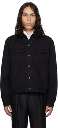 Ralph Lauren Purple Label Black Relaxed Fit Jacket