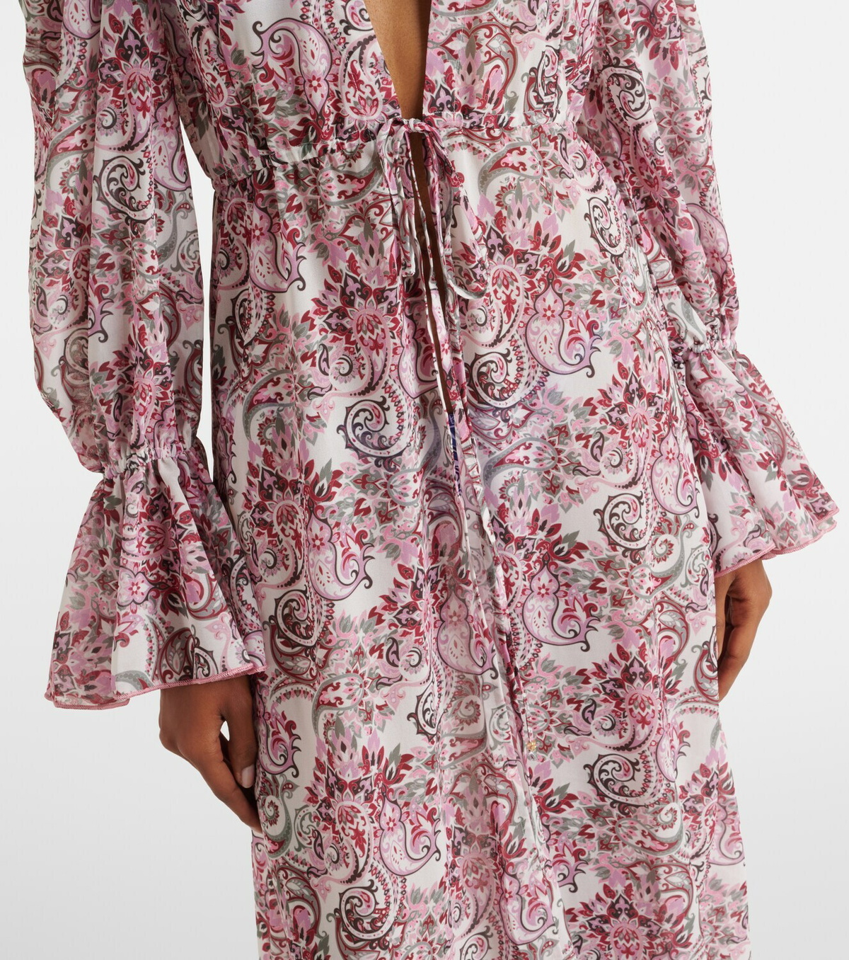 Bananhot Berta paisley beach cover-up