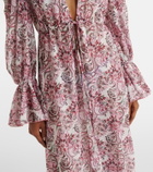 Bananhot Berta paisley beach cover-up