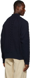 Nanushka Navy Saul Sweater