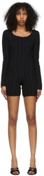 Helenamanzano SSENSE Exclusive Black Carmen Jumpsuit