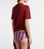Saint Laurent Striped bikini bottoms
