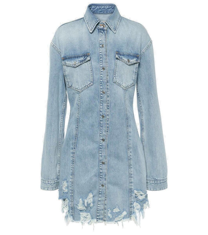 Photo: 7 For All Mankind Denim shirt dress