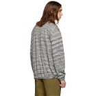 Missoni Multicolor Striped Half-Zip Sweater