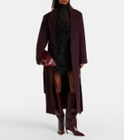The Attico Lea 90 leather knee-high boots
