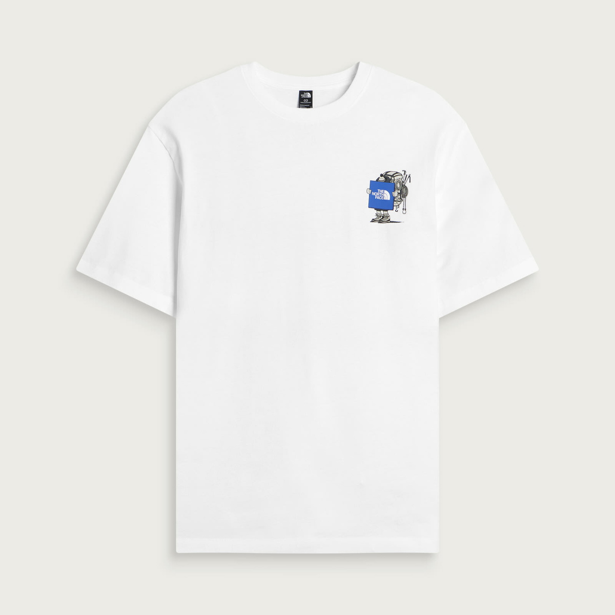 The North Face Men's Gear Up Get Out Relaxed T-Shirt in Tnf White