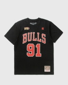 Mitchell & Ness NBA N&N TEE CHICAGO BULLS DENNIS RODMAN Black Mens Shortsleeves/Team Tee