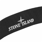 Stone Island Men's Tape Belt in Black