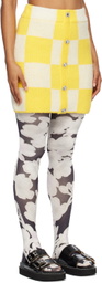 Stine Goya Yellow & White Noura Miniskirt
