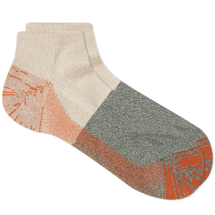 Photo: Anonymous Ism MOC Pile Ankle Sock in Orange